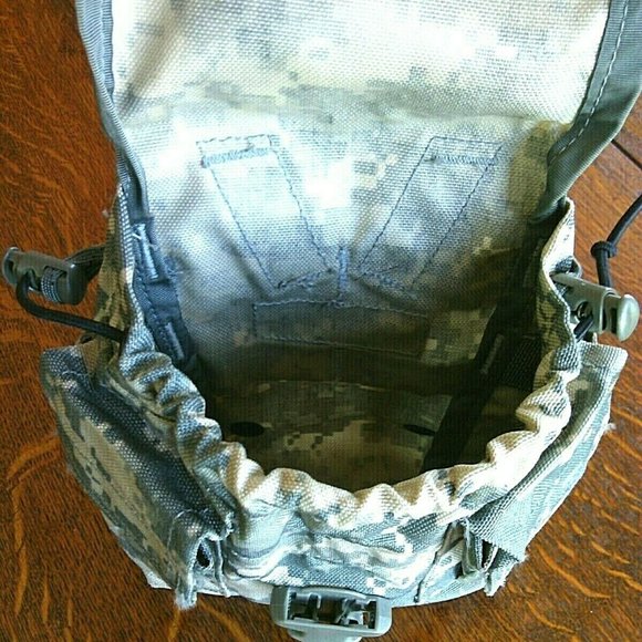 US Military 1 QT Army Molle ll Green Camo Utility Canteen Cover Pouch Equipment - Picture 6 of 16